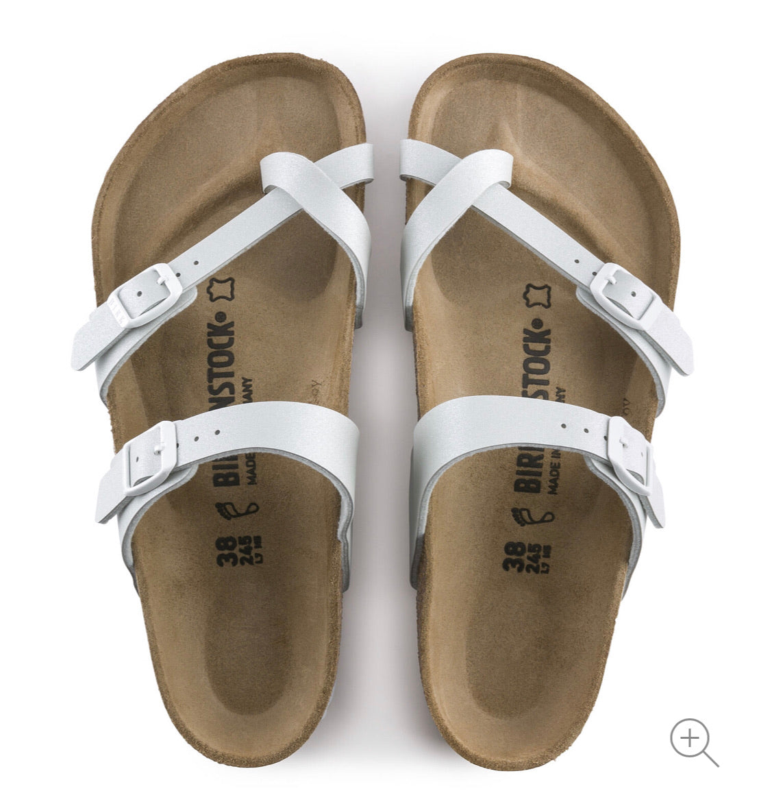 Birkenstock Mayari Icy Metallic Mineral Birko-Flor Made In Germany