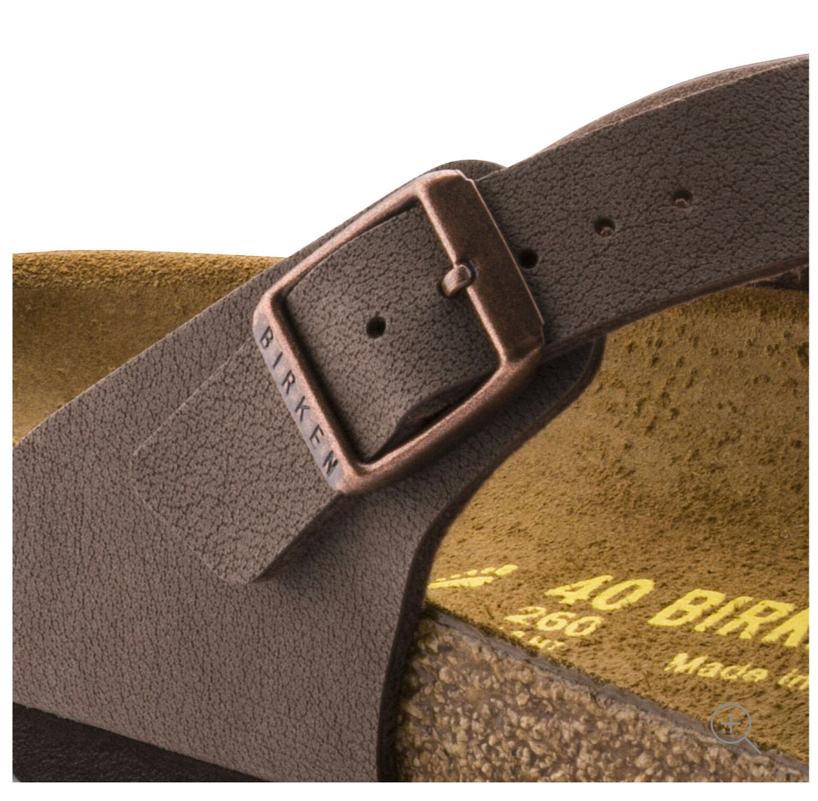 Birkenstock Gizeh Mocca Nubuck Birko-Flor Made In Germany