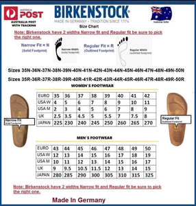 Birkenstock Arizona Steer Indigo Leather Soft Footbed Made In Germany