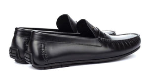 Martinelli 1411-2496B Black Pacific Leather Slip On Shoes Made In Spain