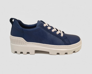 Sala Europe Palladium Wishes Blue 5 Eyelet Platform Shoe Made In Turkey