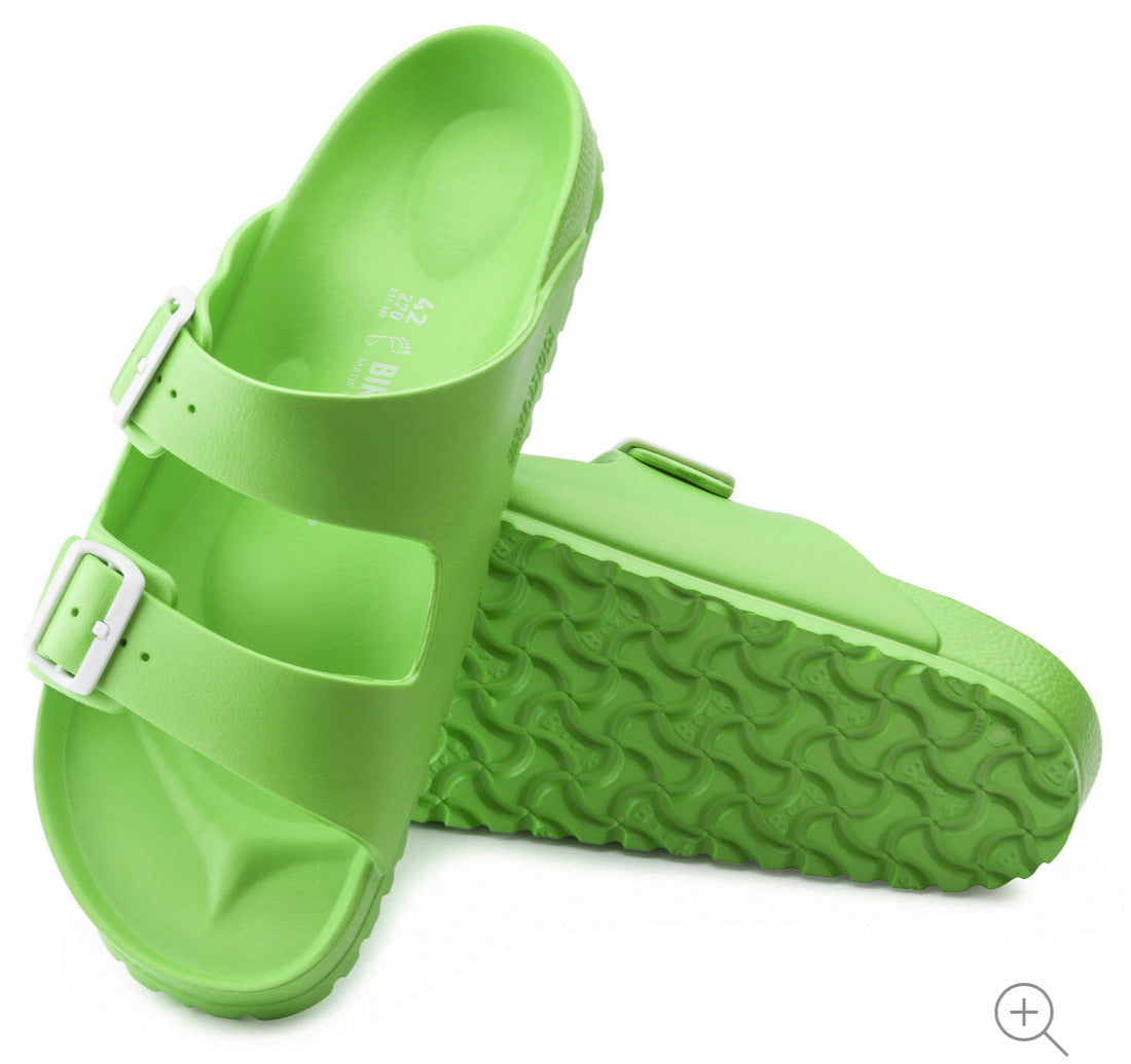 Birkenstock Arizona Neon Green EVA Vegan Made In Germany