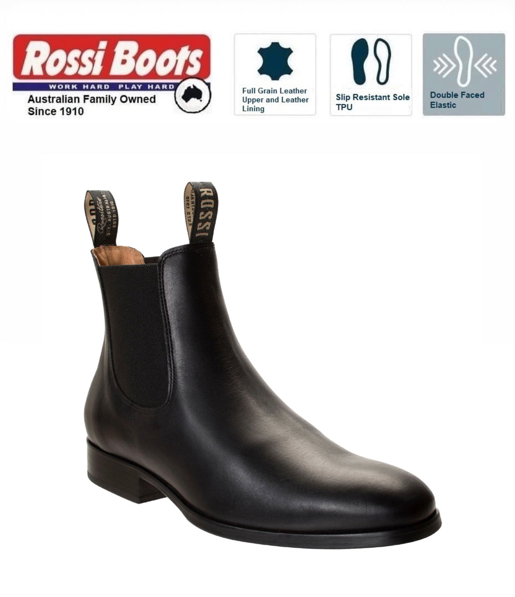 Rossi Boots 5021 Tennant Black Chelsea Boot Made In Portugal – Redpath ...