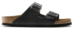 Birkenstock Arizona Black Oiled Leather Made In Germany