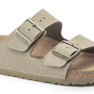 Birkenstock Arizona Earthy Faded Khaki Vegan Birko-Flor Nubuck Made In Germany