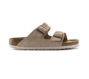 Birkenstock Arizona Nude Suede Leather Soft Footbed Made In Germany