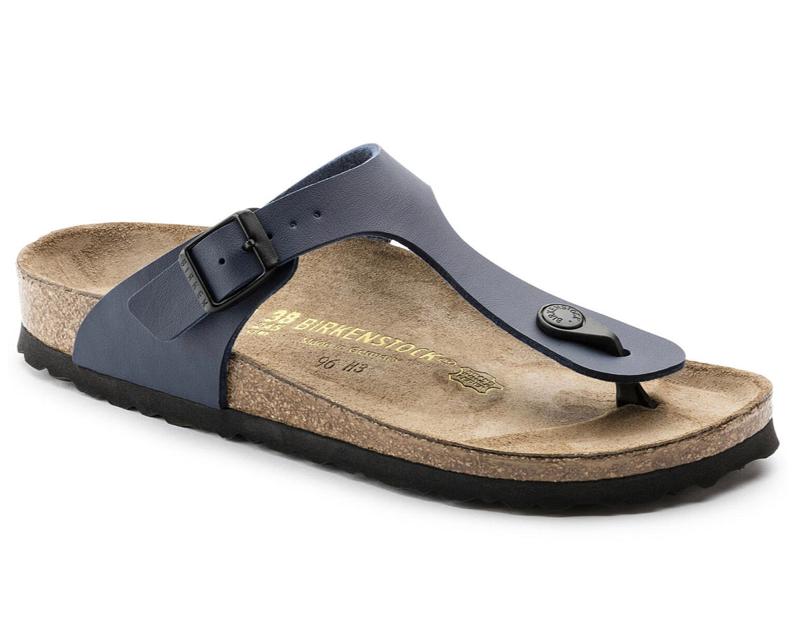 Birkenstock Gizeh Blue Birko-Flor Made In Germany