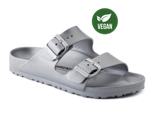 Birkenstock Arizona Metallic Silver EVA Vegan Made In Germany