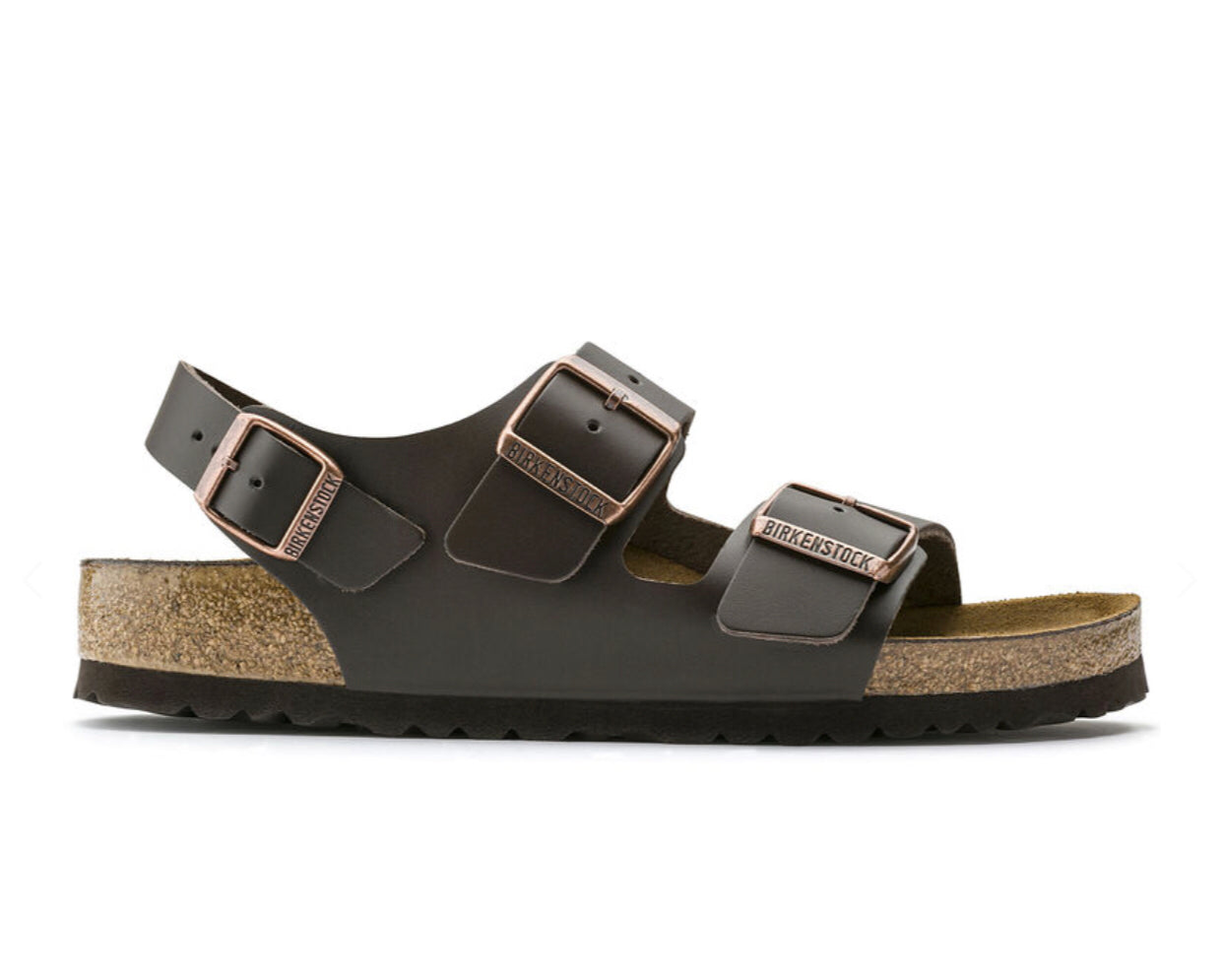 Birkenstock Milano Dark Brown Smooth Leather Made In Germany