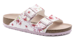 Birkenstock Arizona Blossom White Birko-Flor Made In Germany