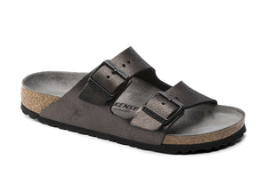 Birkenstock Arizona Washed Metallic Antique Black Made In Germany