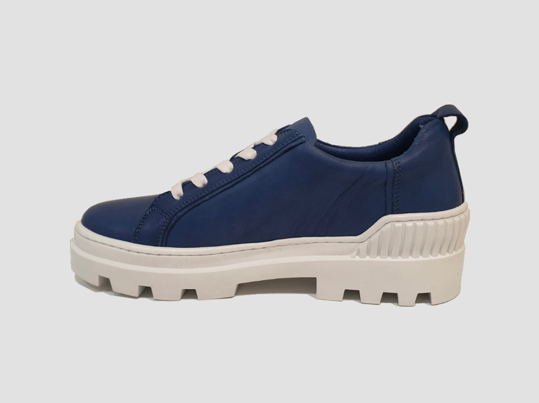 Sala Europe Palladium Wishes Blue 5 Eyelet Platform Shoe Made In Turkey