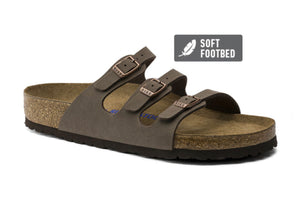 Birkenstock Florida Mocca Birko-Flor Soft Footbed Made In Germany