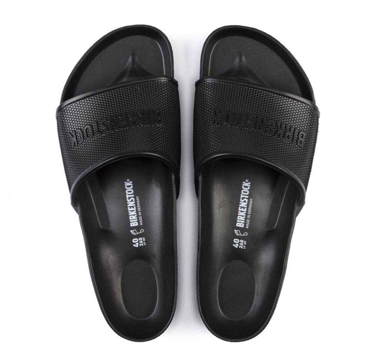 Birkenstock Barbados Black EVA Slide Made In Germany