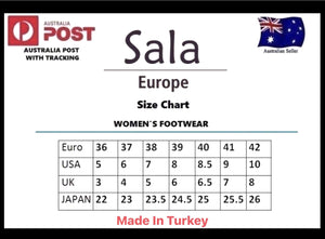 Sala Europe Venice Coconut 3 Eyelet Perforated Shoe Made In Turkey