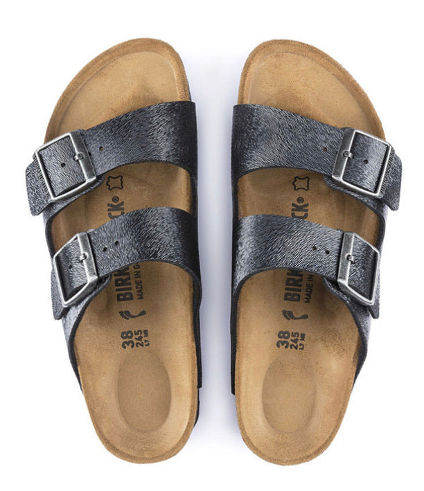 Birkenstock Arizona Animal Fascination Slate Birko-Flor Made In Germany