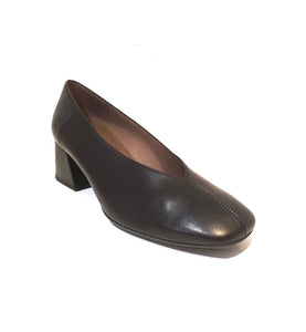 Wonders G-5503 Black Iseo I Leather Court Shoe Made In Spain