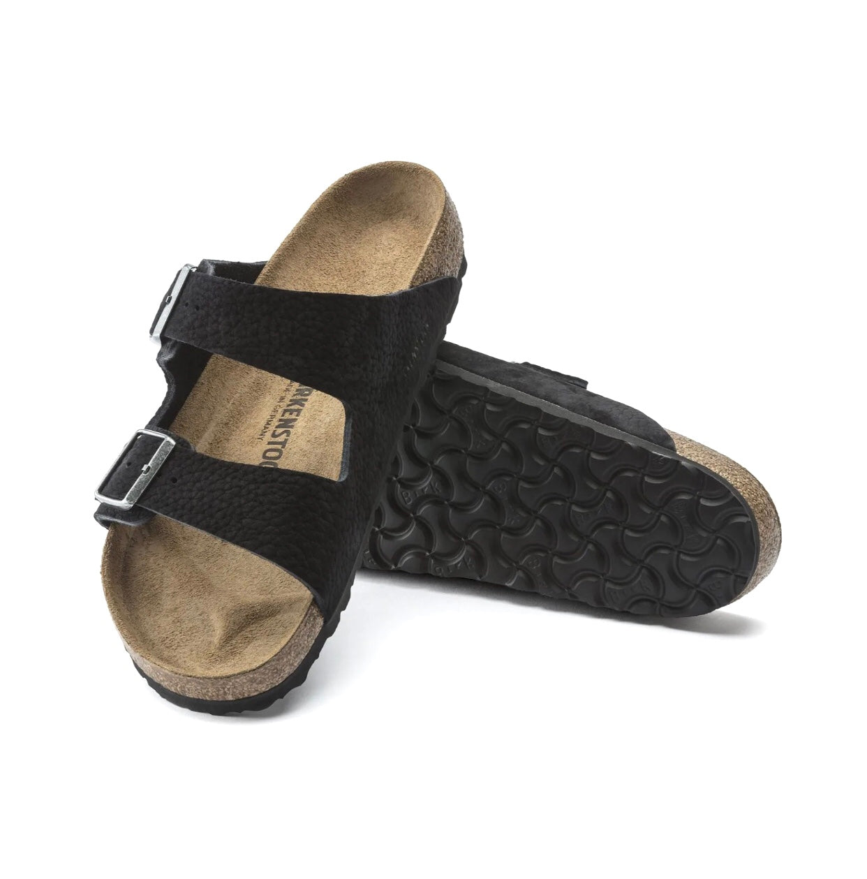 Birkenstock Arizona Desert Buck Black Nubuck Leather Made In Germany