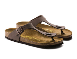 Birkenstock Gizeh Mocca Nubuck Birko-Flor Made In Germany