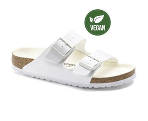 Birkenstock Arizona Semi Exq White Birko-Flor Vegan Made In Germany