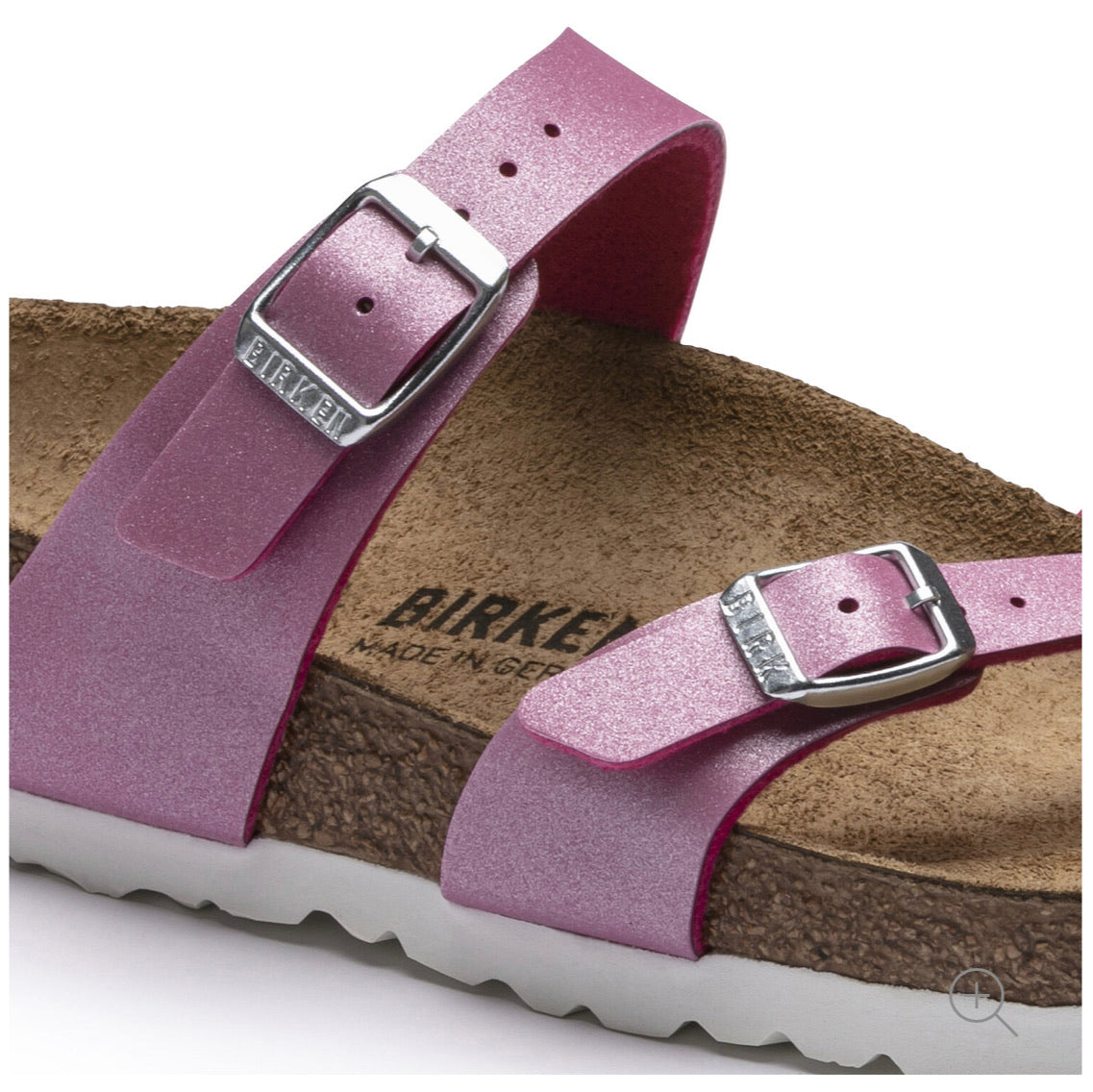 Birkenstock Mayari Icy Metallic Fuchsia Tulip Birko-Flor Made In Germany