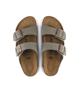 Birkenstock Arizona Stone Birko-Flor Nubuck Made In Germany