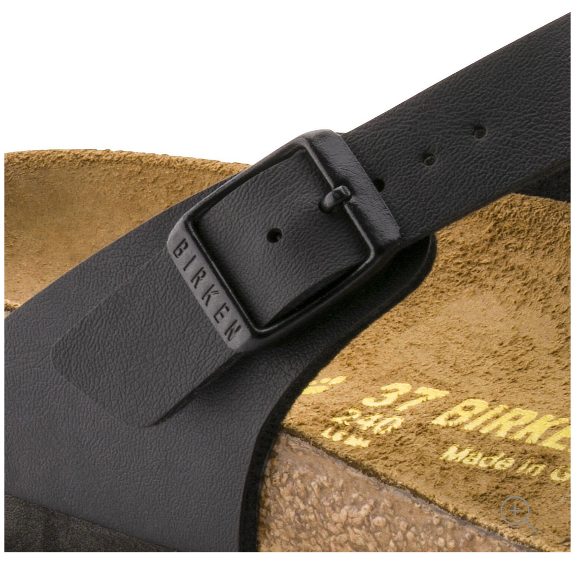 Birkenstock Gizeh Black Birko-Flor Made In Germany