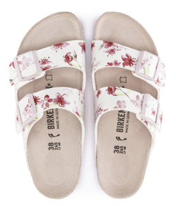 Birkenstock Arizona Blossom White Birko-Flor Made In Germany