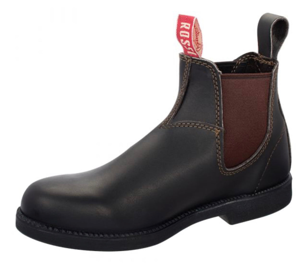 Rossi Boots 607 Booma Claret Brown Soft Toe Chelsea Boot Made In Austr ...