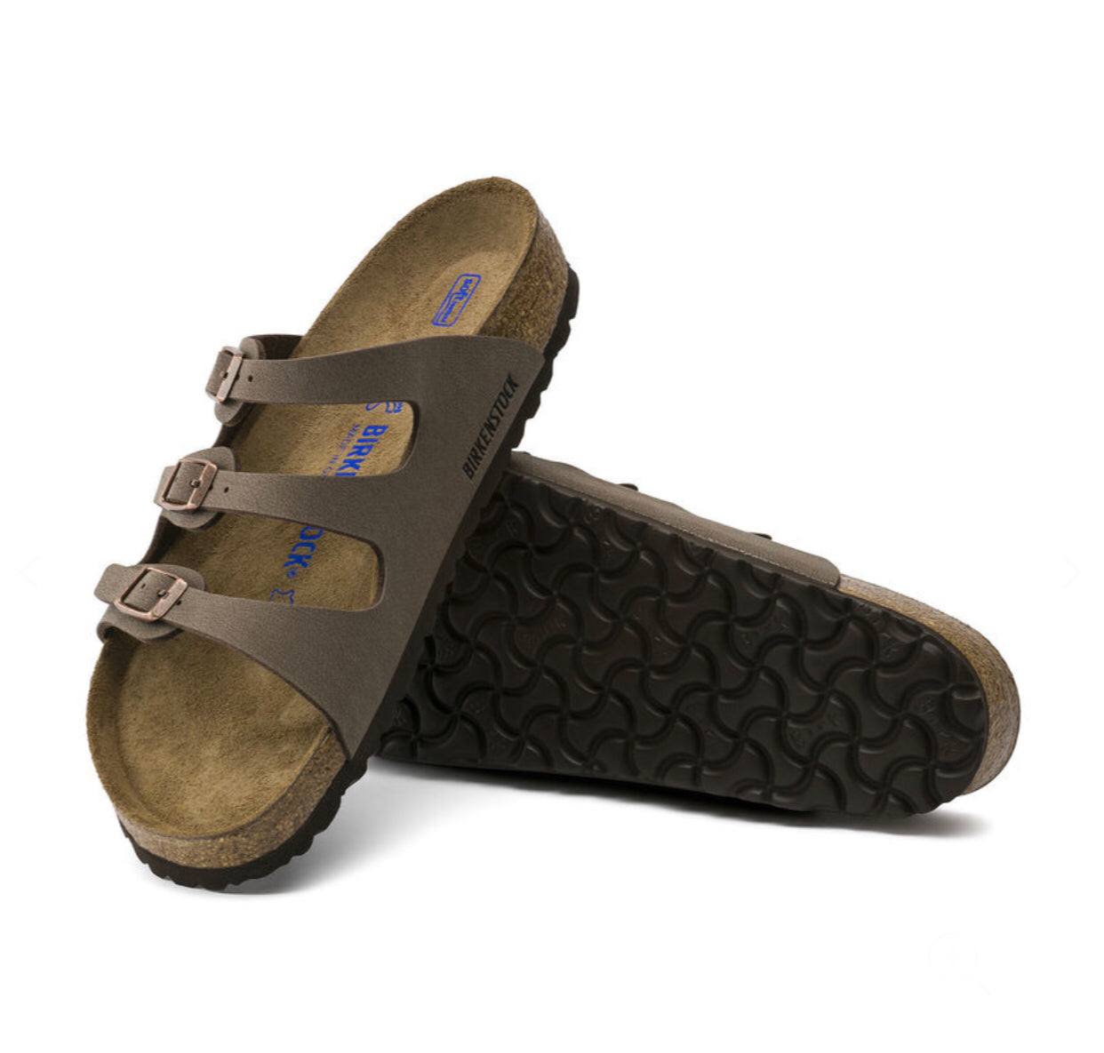 Birkenstock Florida Mocca Birko-Flor Soft Footbed Made In Germany