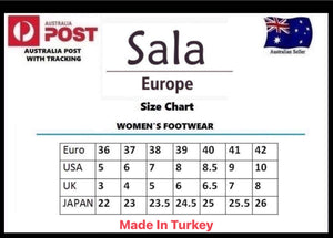 Sala Europe Rocker Taupe 6 Eyelet Perforated Shoe Made In Turkey