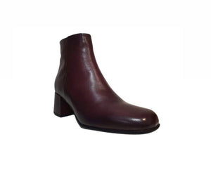 Progetto T345 Toffy Bordo Ankle Boot Zip Made In Italy