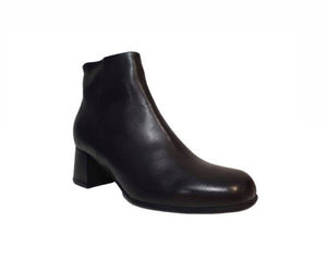 Progetto T345 Black Toffy Nero Ankle Boot Zip Made In Italy