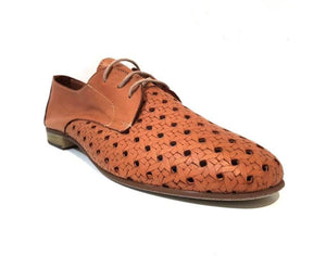 Sala Europe Venice Coconut 3 Eyelet Perforated Shoe Made In Turkey