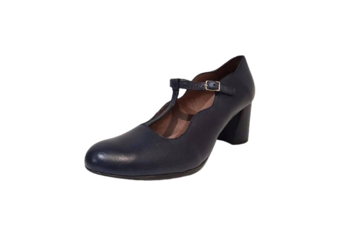 Navy t bar sales court shoes